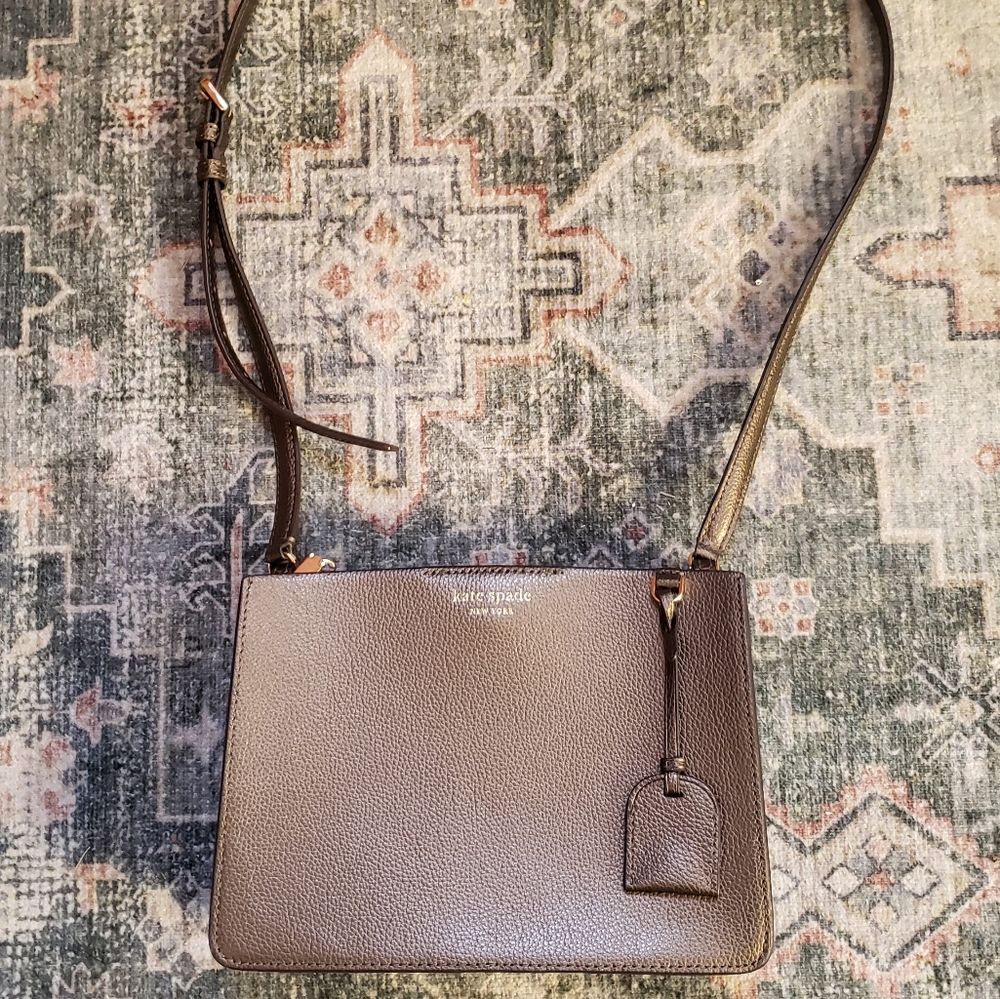 Kate Spade metallic satchel